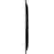 Ekena Millwork Munich Ceiling Medallion (Fits Canopies up to 5 5/8"), 17 1/2"OD x 3 5/8"ID x 1"P, Jet Black CM17MUBLF - alternate 2